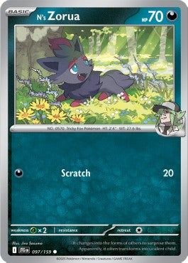 N's Zorua - Journey Together (Common) [JTG-097] Hover Image