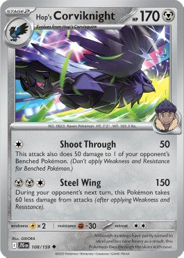 Hop's Corviknight - Journey Together (Uncommon) [JTG-108] Hover Image