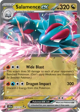 Salamence ex - Journey Together (Double Rare) [JTG-114] Hover Image