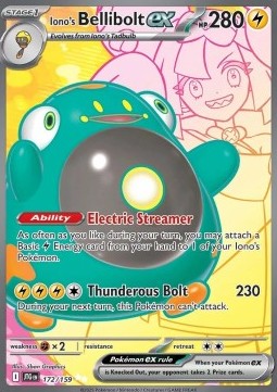 Iono's Bellibolt ex - Journey Together (Ultra Rare) [JTG-172] Hover Image
