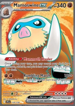 Mamoswine ex - Journey Together (Ultra Rare) [JTG-174] Hover Image