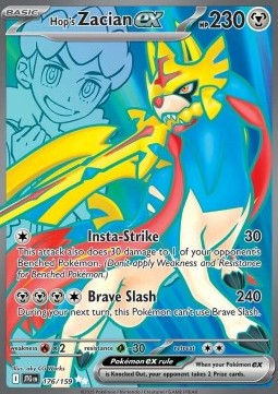 Hop's Zacian ex - Journey Together (Ultra Rare) [JTG-176] Hover Image
