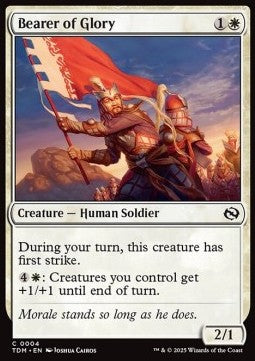 Bearer of Glory - Tarkir: Dragonstorm (Common) [TDM-4] Main image