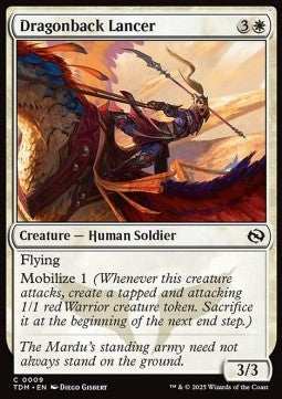 Dragonback Lancer - Tarkir: Dragonstorm (Common) [TDM-9] Hoofdafbeelding