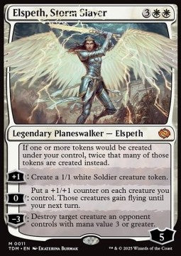 Elspeth, Storm Slayer - Tarkir: Dragonstorm (Mythic) [TDM-11] Main image