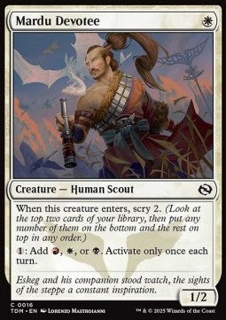 Mardu Devotee - Tarkir: Dragonstorm (Common) [TDM-16] Immagine principale del prodotto