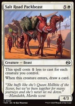 Salt Road Packbeast - Tarkir: Dragonstorm (Common) [TDM-23] Hoofdafbeelding