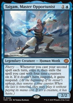 Taigam, Master Opportunist - Tarkir: Dragonstorm (Mythic) [TDM-60] Hover Image