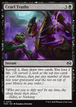Cruel Truths - Tarkir: Dragonstorm (Common) [TDM-76] Hauptbild