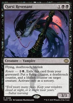 Qarsi Revenant - Tarkir: Dragonstorm (Rare) [TDM-86] Immagine principale del prodotto