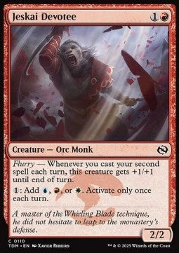Jeskai Devotee - Tarkir: Dragonstorm (Common) [TDM-110] Hoofdafbeelding