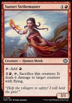 Sunset Strikemaster - Tarkir: Dragonstorm (Uncommon) [TDM-126] Hauptbild