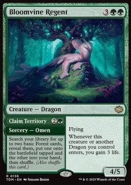 Bloomvine Regent // Claim Territory - Tarkir: Dragonstorm (Rare) [TDM-136] Hover Image