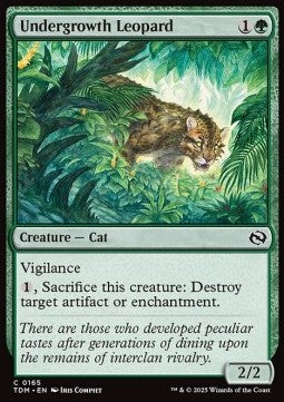 Undergrowth Leopard - Tarkir: Dragonstorm (Common) [TDM-165] Hauptbild