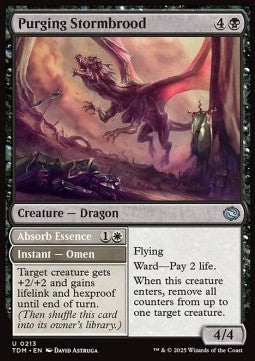 Purging Stormbrood // Absorb Essence - Tarkir: Dragonstorm (Uncommon) [TDM-213] Main image