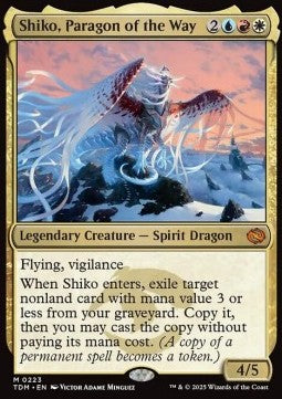 Shiko, Paragon of the Way - Tarkir: Dragonstorm (Mythic) [TDM-223] Hoofdafbeelding
