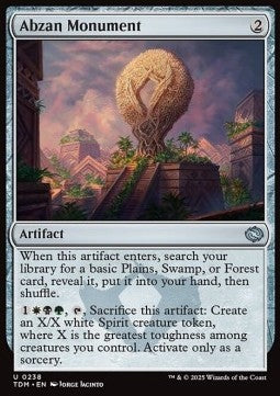 Abzan Monument - Tarkir: Dragonstorm (Uncommon) [TDM-238]