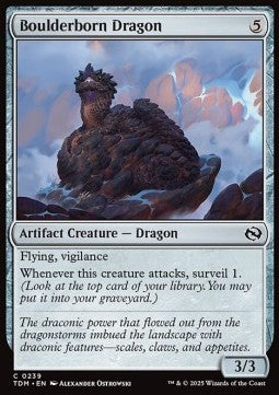 Boulderborn Dragon - Tarkir: Dragonstorm (Common) [TDM-239] Main image