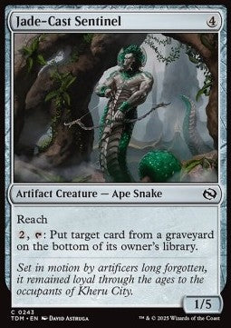 Jade-Cast Sentinel - Tarkir: Dragonstorm (Common) [TDM-243] Hauptbild