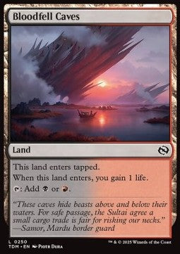 Bloodfell Caves - Tarkir: Dragonstorm (Common) [TDM-250] Hoofdafbeelding
