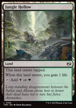 Jungle Hollow - Tarkir: Dragonstorm (Common) [TDM-258] Immagine principale del prodotto