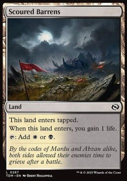 Scoured Barrens - Tarkir: Dragonstorm (Common) [TDM-267] Immagine principale del prodotto