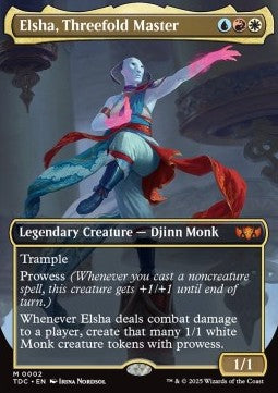 Elsha, Threefold Master - Commander: Tarkir: Dragonstorm (Mythic) [TDC-2] Main image