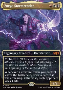 Zurgo Stormrender - Commander: Tarkir: Dragonstorm (Mythic) [TDC-10] Main image