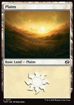 Plains (V.2) - Tarkir: Dragonstorm (Land) [TDM-277] Imagen principal del producto