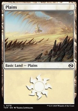 Plains (V.3) - Tarkir: Dragonstorm (Land) [TDM-278] Imagen principal del producto