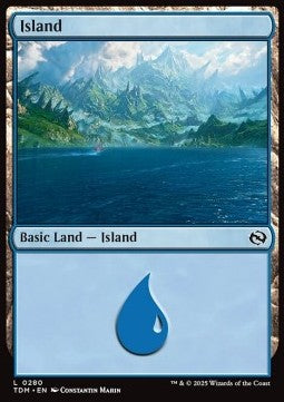 Island (V.3) - Tarkir: Dragonstorm (Land) [TDM-280] Imagen principal del producto