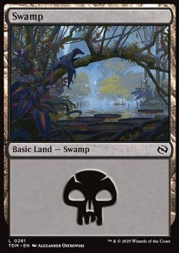 Swamp (V.2) - Tarkir: Dragonstorm (Land) [TDM-281] Imagen principal del producto