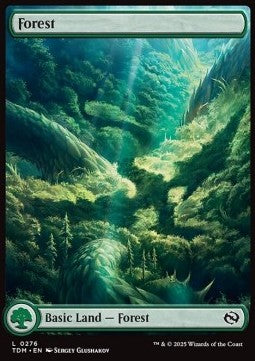 Forest (V.1) - Tarkir: Dragonstorm (Land) [TDM-276] Hoofdafbeelding