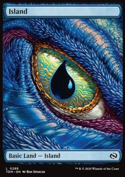 Island - Tarkir: Dragonstorm: Extras (Land) [XTDM-288] Main image