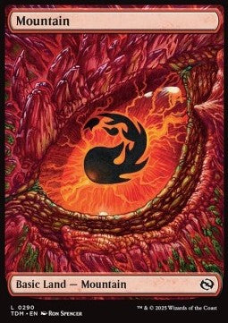 Mountain - Tarkir: Dragonstorm: Extras (Land) [XTDM-290]