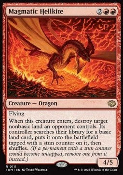 Magmatic Hellkite - Tarkir: Dragonstorm (Rare) [TDM-111] Hoofdafbeelding