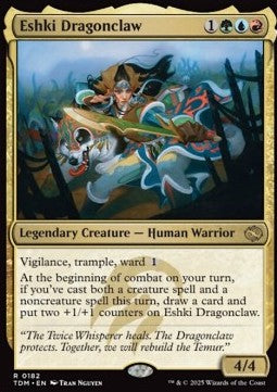 Eshki Dragonclaw - Tarkir: Dragonstorm (Rare) [TDM-182] Immagine principale del prodotto