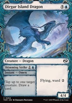 Dirgur Island Dragon // Skimming Strike - Tarkir: Dragonstorm: Extras (Common) [XTDM-294] Main image