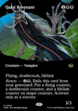 Qarsi Revenant - Tarkir: Dragonstorm: Extras (Rare) [XTDM-338] Imagen principal del producto