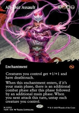 All-Out Assault (V.1) - Tarkir: Dragonstorm: Extras (Mythic) [XTDM-352] Hover Image