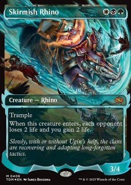 Skirmish Rhino (V.2) - Tarkir: Dragonstorm: Extras (Mythic) [XTDM-408] Main image