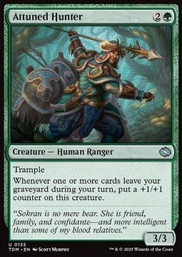 Attuned Hunter - Tarkir: Dragonstorm (Uncommon) [TDM-135] Immagine principale del prodotto