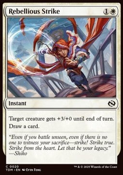 Rebellious Strike - Tarkir: Dragonstorm (Common) [TDM-20] Immagine principale del prodotto