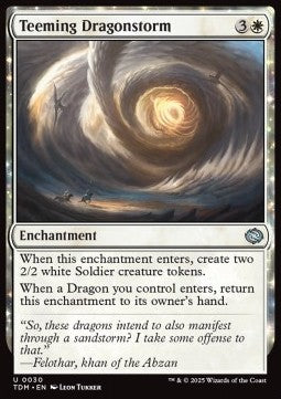 Teeming Dragonstorm - Tarkir: Dragonstorm (Uncommon) [TDM-30] Hover Image