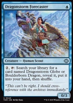 Dragonstorm Forecaster - Tarkir: Dragonstorm (Uncommon) [TDM-43] Hover Image