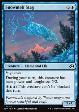 Snowmelt Stag - Tarkir: Dragonstorm (Common) [TDM-57] Main image