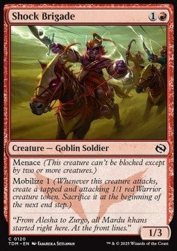 Shock Brigade - Tarkir: Dragonstorm (Common) [TDM-120] Immagine principale del prodotto