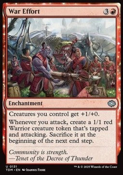 War Effort - Tarkir: Dragonstorm (Uncommon) [TDM-131] Immagine principale del prodotto