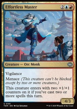 Effortless Master - Tarkir: Dragonstorm (Uncommon) [TDM-181] Main image