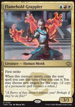 Flamehold Grappler - Tarkir: Dragonstorm (Rare) [TDM-185] Immagine principale del prodotto